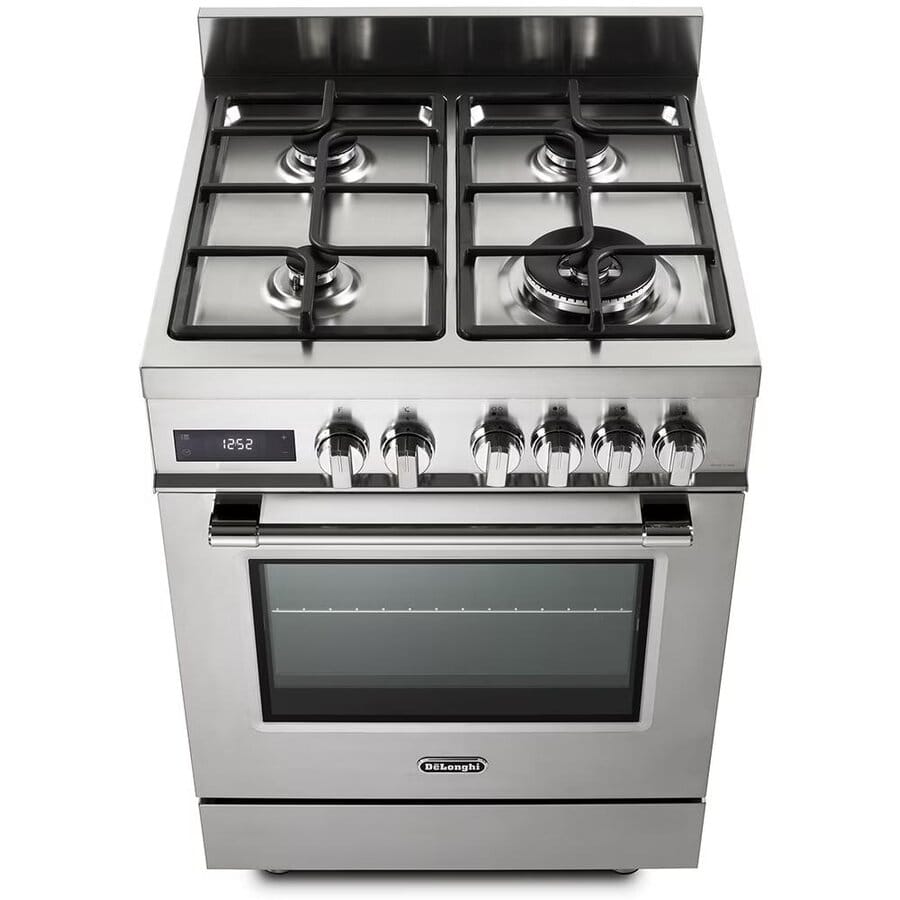 Candy Aragaz Aragaz Candy PRO 66 MXL PZ RO | 4 Arzatoare, Gaz + Electric, 60cm, Grill, Inox, 90x60x85cm