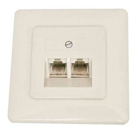 Lechpol Priza Priza Lechpol 01-4055 | ISDN Dubla, 8P4C, Ingropata