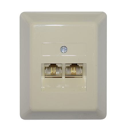 Lechpol Priza Priza Dubla Lechpol 01-7100 | 8P4C, RJ45, Modular