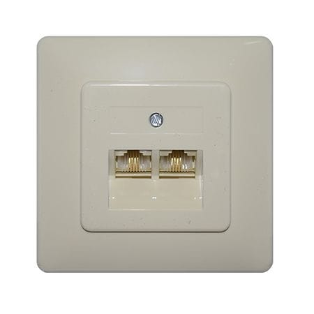 Lechpol Priza Priza UTP Lechpol 01-7110 | Dubla, 8P4C, RJ45