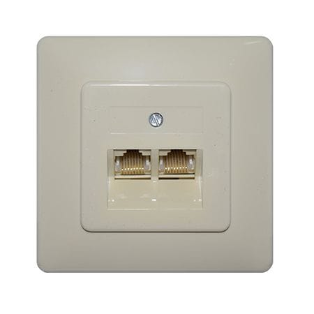 Lechpol Priza Priza UTP Lechpol 01-7130 | Dubla, 8P8C, RJ45