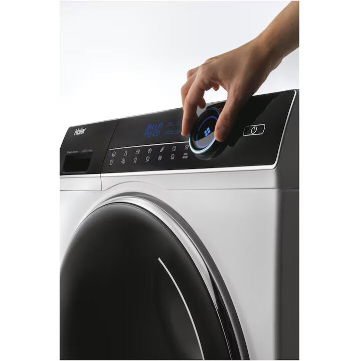 Masina de spalat cu uscator Slim Haier HWD80-B14979-S | 8/5kg, 1400RPM, Clasa A/D, Alb