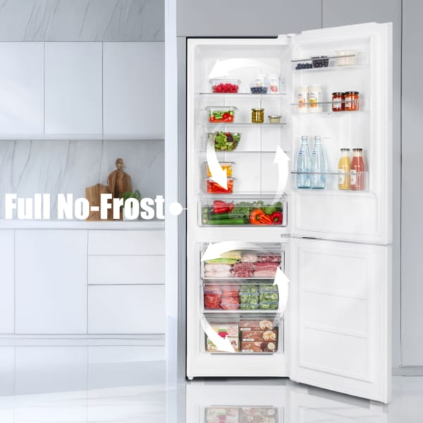 Samus Combina frigorifica Combină Frigorifică Samus SCW396NFDE | 291L, Clasa E, Full No Frost