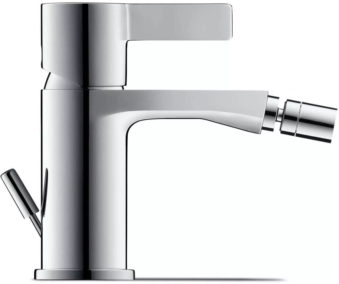 Duravit Baterie bideu Duravit, D-Neo Single-lever bidet mixer, monocomanda, cartus ceramic, set evacuare cu tija, crom