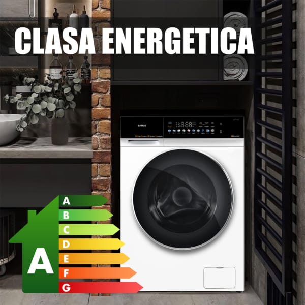 Samus Masina de spalat rufe Masina Spalat Rufe Samus WSHD10120IDM | Clasa A, 10kg, 1200RPM, Inverter
