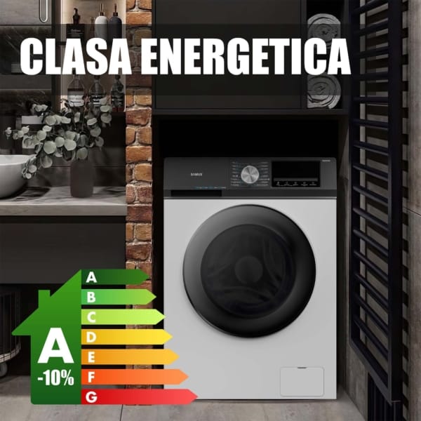 Samus Masina de spalat rufe Masina Spalat Rufe Samus WSEDI9148 | Clasa A – 10%, 9kg, 1400 RPM, Inverter