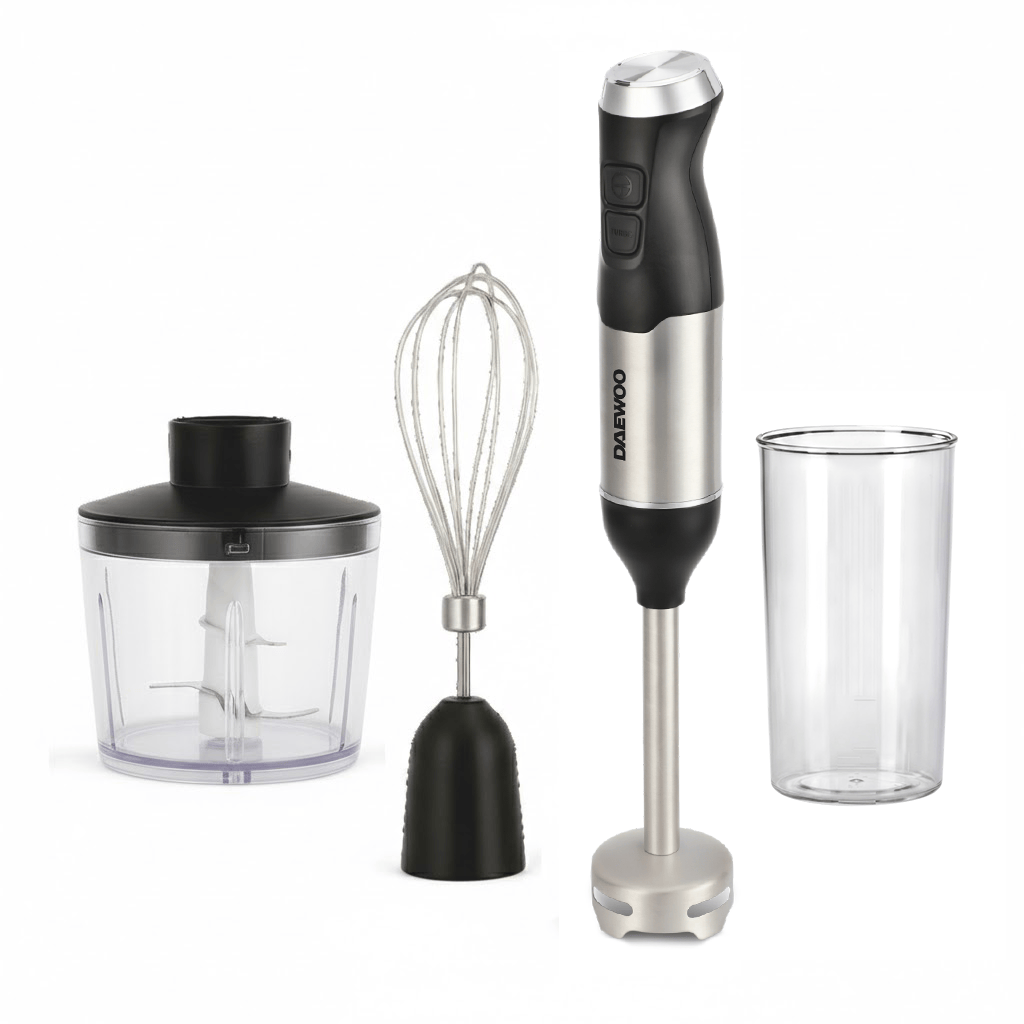 Daewoo SDA Blender Blender Vertical Daewoo DHB60BX | 600W, Tija Inox, 2 Viteze, Accesorii