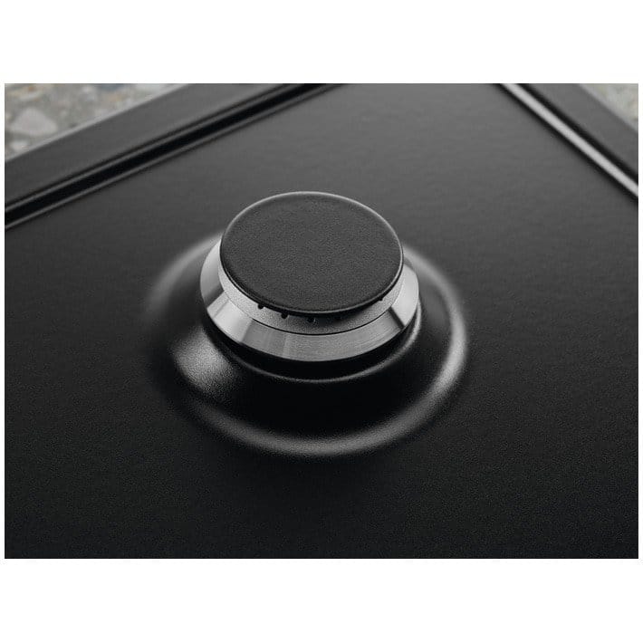 Electrolux Plita incorporabila Electrolux, Gaz, 4 arzatoare, Wok, Aprindere electica integrata, Gratare fonta, 60 cm, Negru