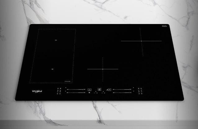 PC-Doc.ro Plita incorporabila Plita cu inductie Whirlpool SMC 774 F/BT/IXL | 77cm, 4 zone, FlexiSide, Touch Slider, 6th Sense, 77x51x5.2cm