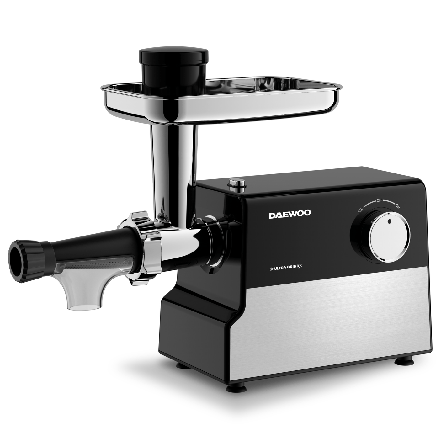 Daewoo SDA Masina de tocat Masina de Tocat Carne Daewoo DMG2000DC | 2000W, 2.5kg/min, Motor DC, Accesorii