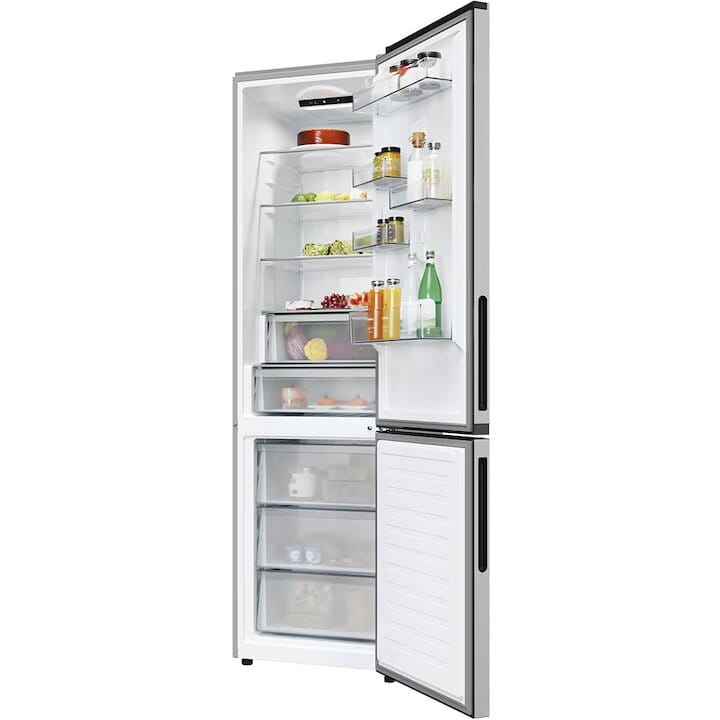 Candy Combina frigorifica Combina frigorifica Candy ECN2CQTEX206 | No Frost, 206cm, Clasa E, Inox, 59.5x66.7x205cm