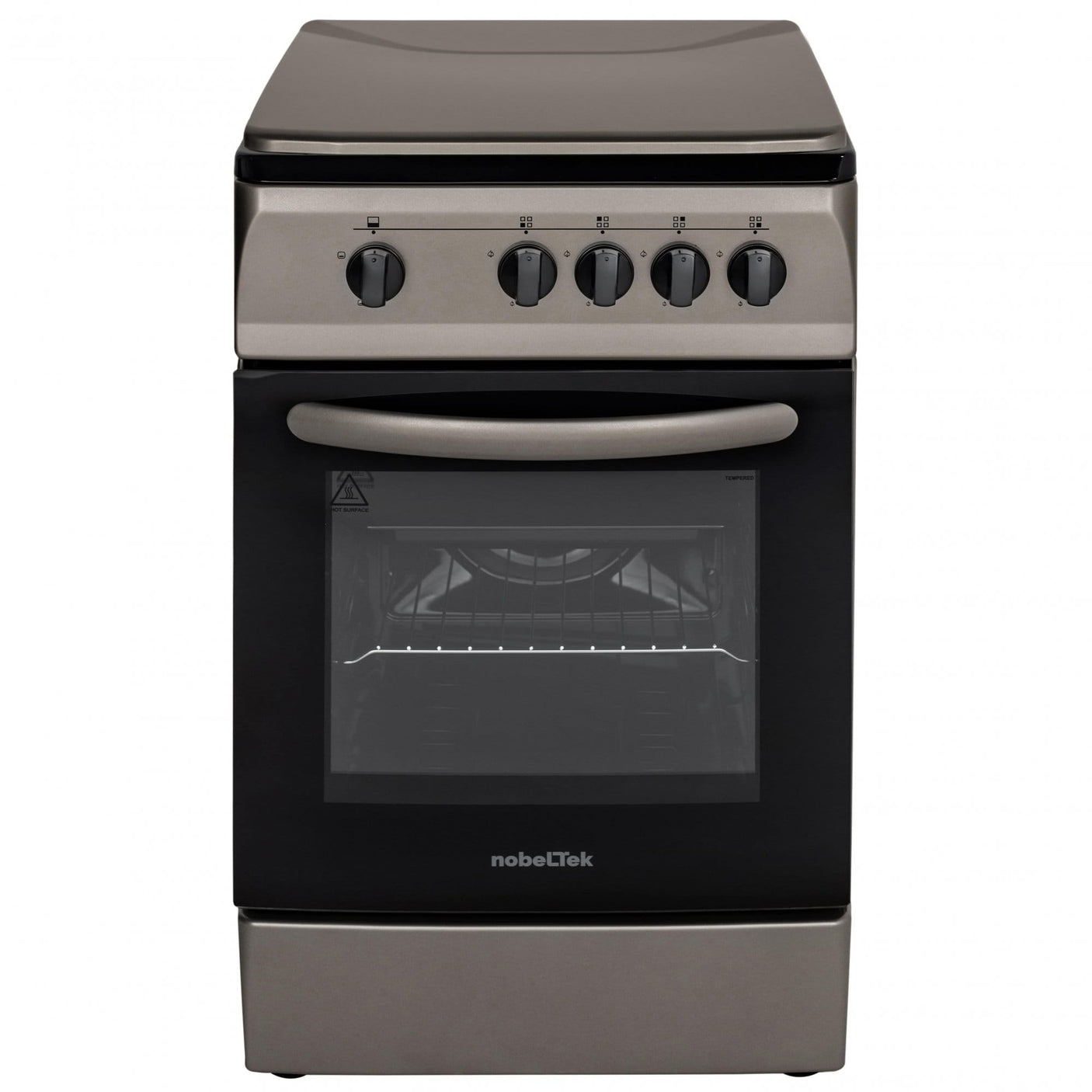 NobeLTek Cooking Aragaz Aragaz Nobeltek NLT 5601AG/G1 | 50x60cm, Plita Gaz, Cuptor Gaz, GPL/GN, Gri, 50x60x85cm