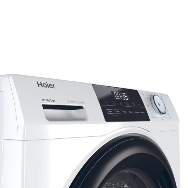 Haier Masina de spalat rufe Masina de spalat rufe Haier HW100-BP14929A-S | 10kg, 1400RPM, Inverter, Clasa A-20%, Alb, 59.5x56.8x85cm