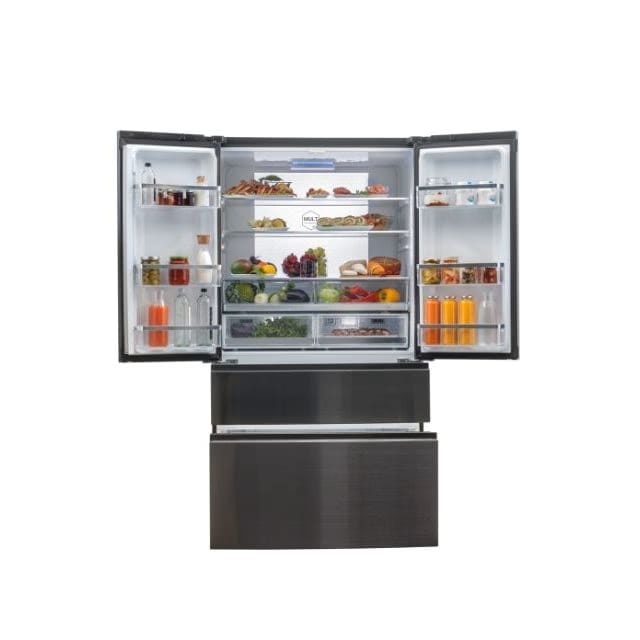 Haier Combina frigorifica Combina frigorifica French Door Haier HB26FSNAAA | 750L, 4 usi, Total No Frost, Inverter, Clasa E, Negru