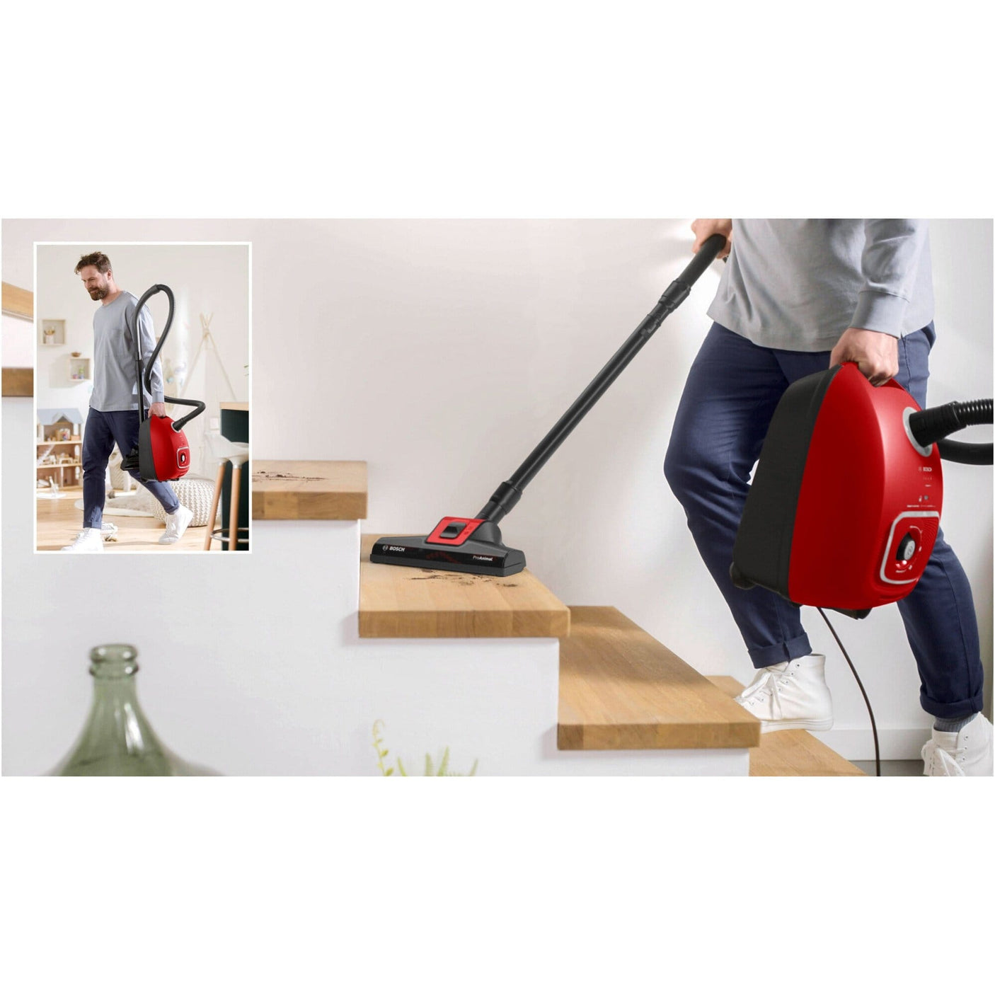 Bosch Aspirator Aspirator cu sac Bosch BGB41PET1 | 700W, 4L, ProAnimal, Perie AirTurbo