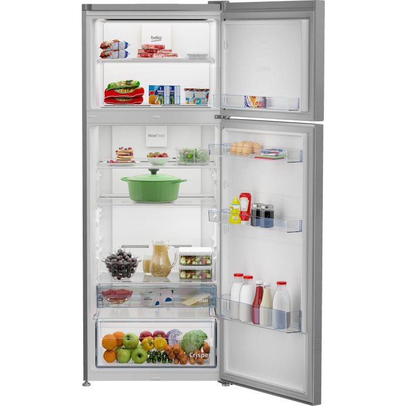 Beko Frigider Frigider Beko RDNE455K40XBN | 406L, Clasa E, NeoFrost Dual Cooling, Inverter, 185cm, 70x65.5x185cm