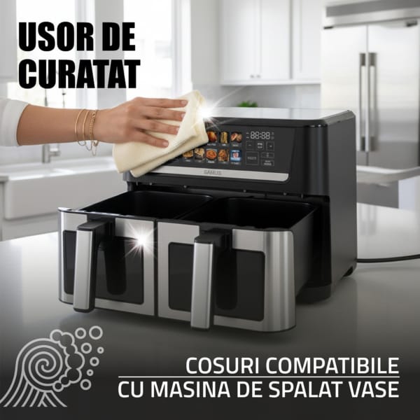Samus Air Fryer Air Fryer Samus AF12TWIN-S2800DW | 2800W, 12L, Inox