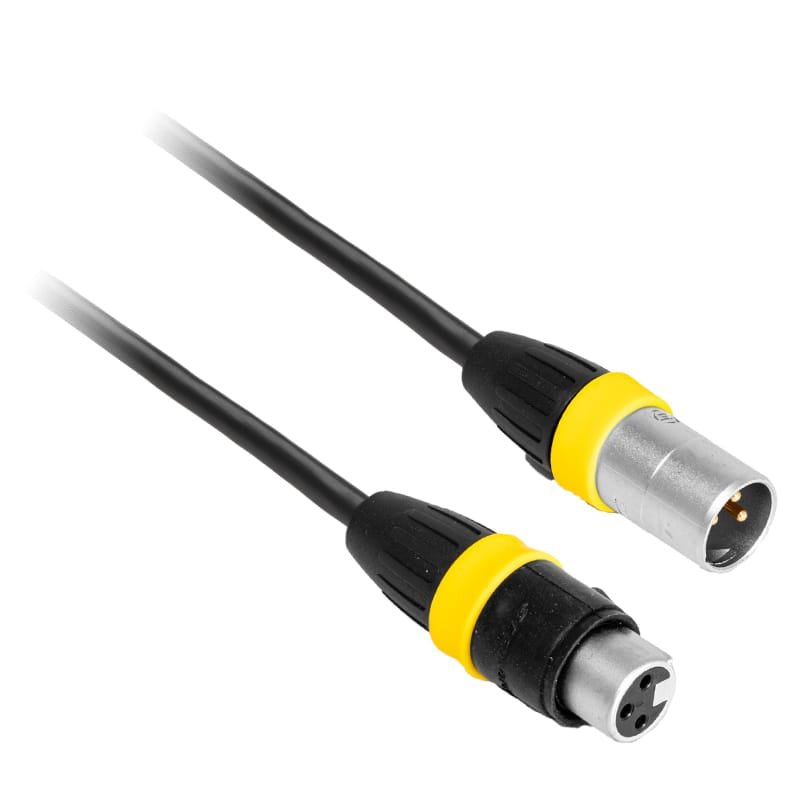 Afx Audio profesional Cablu DMX Afx 18-5558 | XLR Tata-Mama, 5m, IP65, Profesional