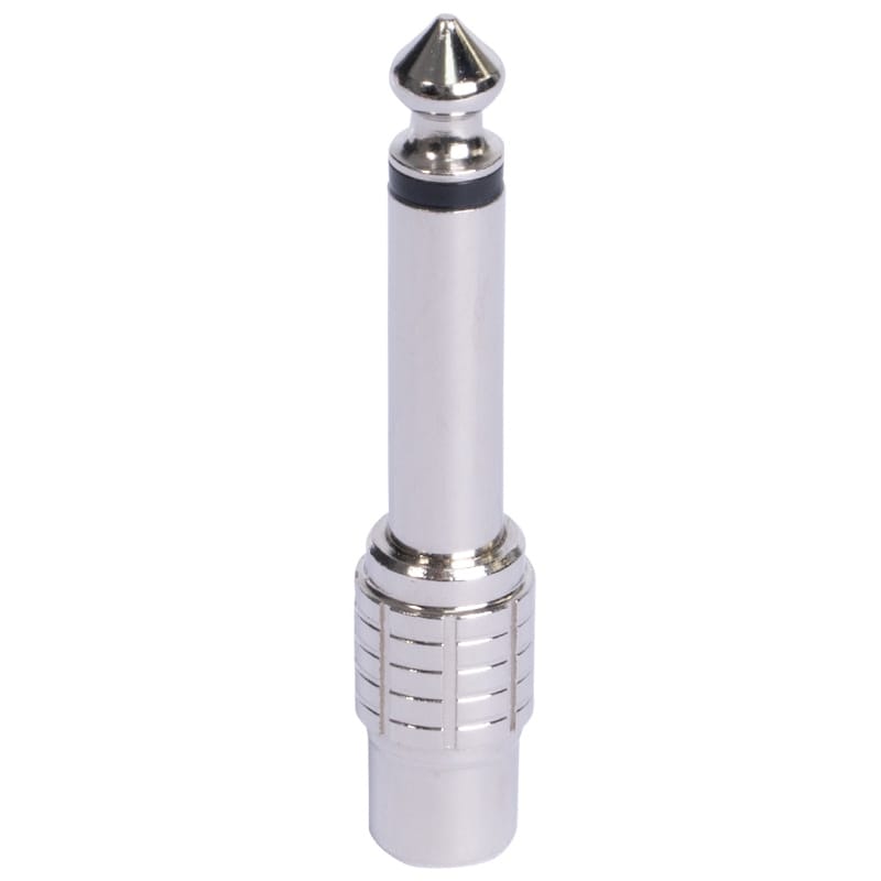 Bst Adaptor RCA Adaptor Jack 6.35mm Tata - RCA Mama BST 18-5584 | Mono, Metal