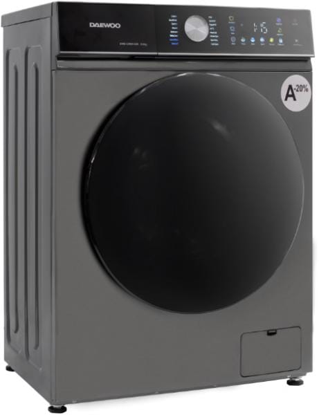 Daewoo Masina de spalat rufe Masina de spalat rufe Daewoo DWD-CS8014SK | 8kg, 1400RPM, A-30%, Inverter, Silver