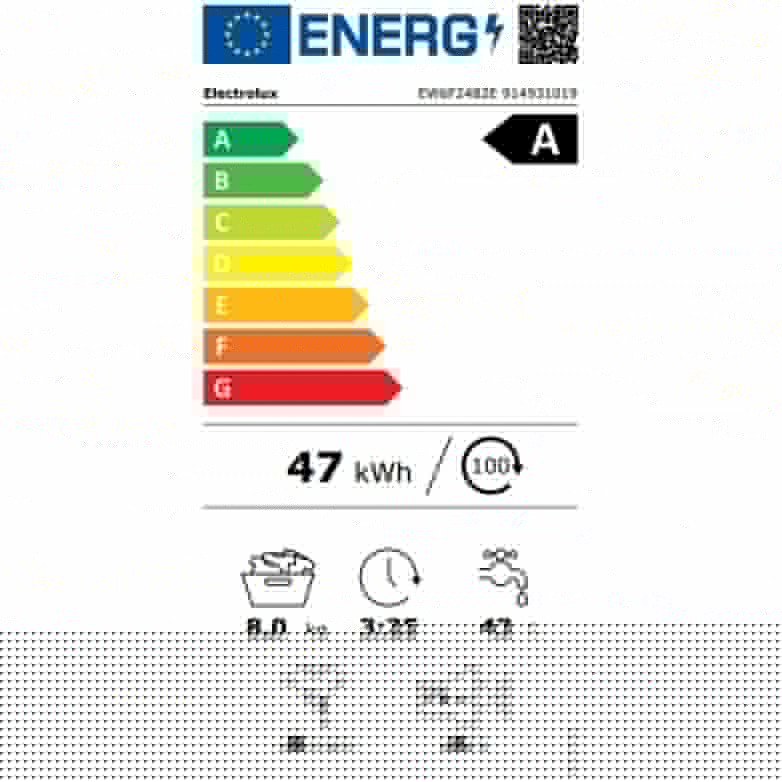 Electrolux Masina de spalat rufe Electrolux, 8 kg, 1400 rpm, Clasa A, Motor Inverter cu MagnetPermanent, Display LED, SensiCare, TimeManager, Alb