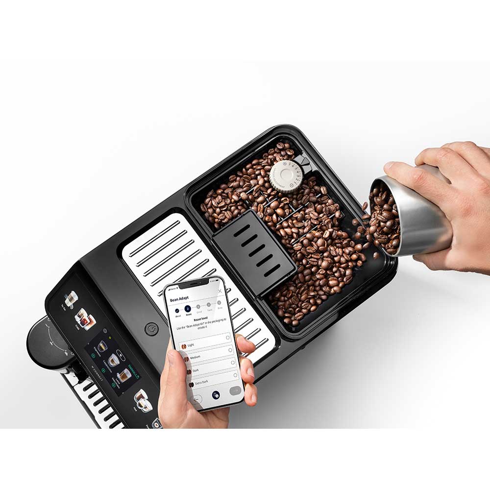 DELONGHI Expressor automat Delonghi Eletta Explore ECAM450.65.S EX:4, Cold Brew, Cold Extraction, Wi-fi, +50 Bauturi, tactil, Bean Adapt