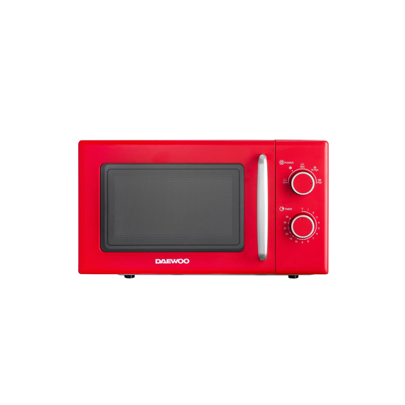 Daewoo Cuptor microunde Cuptor cu Microunde Daewoo KOR-6S20R-2 | 20L, 700W, 5 Trepte, Rosu