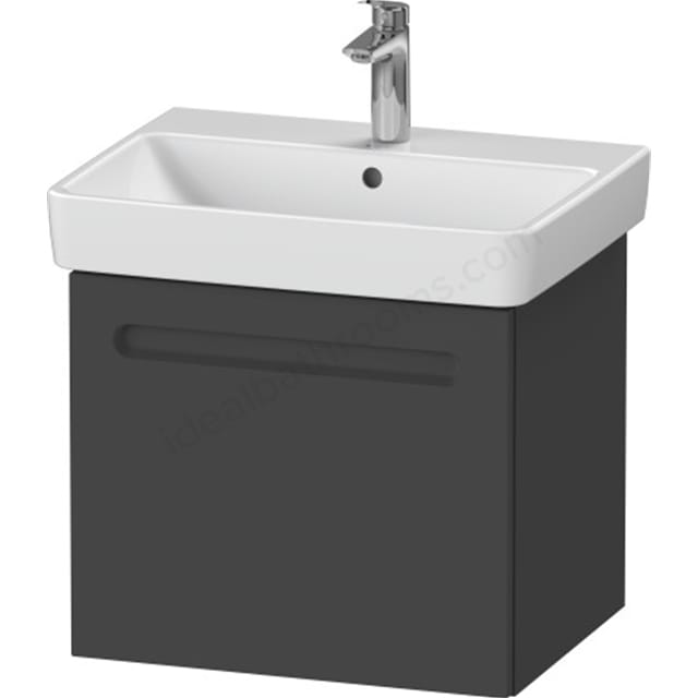 Duravit Lavoar Duravit, WB/FWB 600 mm Duravit No.1 white, w.OF,W.TP,1 TH,underneath glazed, montare pe perete/blat, cu preaplin, gaura pt baterie, smalt pe interior, dreptunghiular, alb