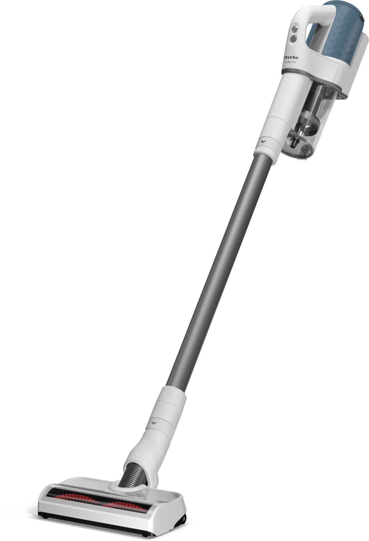 Aspirator Vertical Miele Duoflex HX1 | Fara Fir, 0.3 L, Autonomie 55 min, HEPA, Alb/Bleu