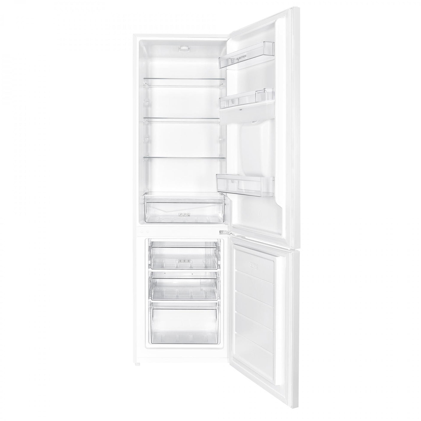 Combină frigorifică Albatros CFD343E - capacitate brută: 278 litri