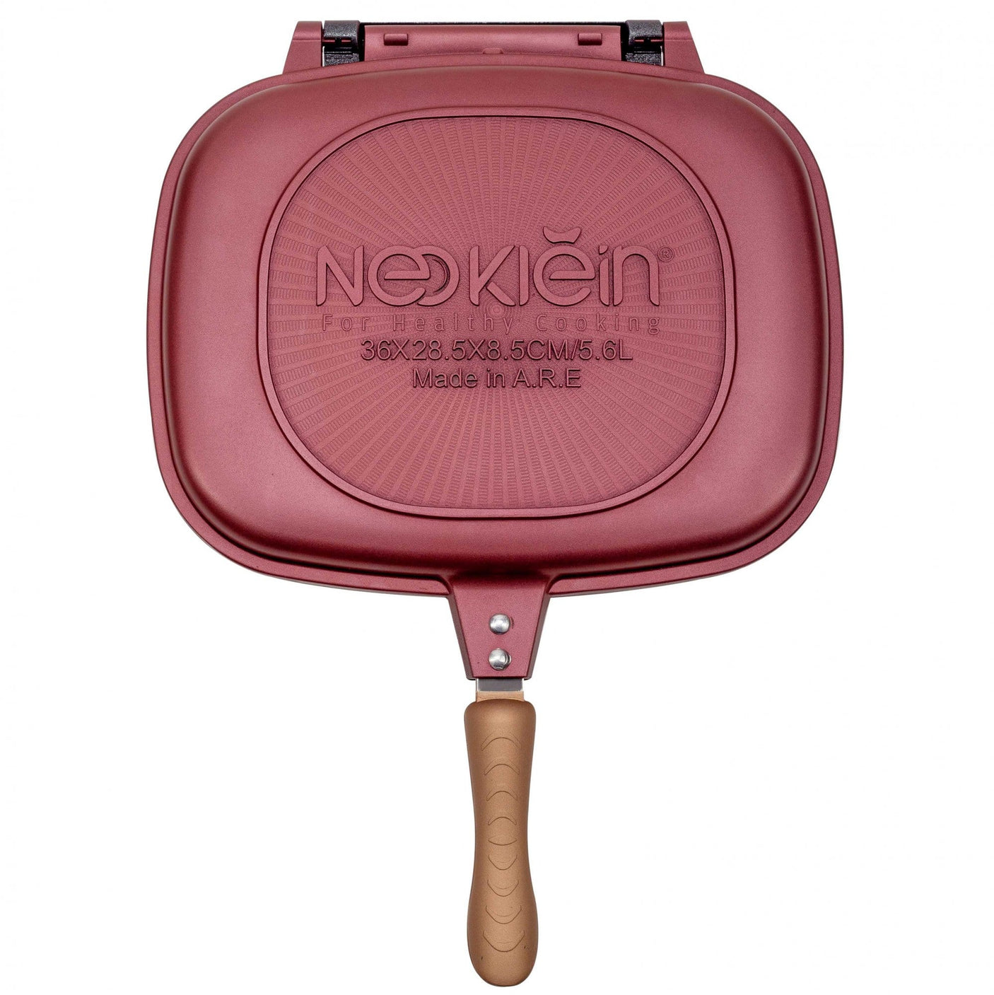 NeoKlein Accesorii bucatarie Gratar Dublu NeoKlein DGR36-Cherry | 36 cm, Culoare Cherry
