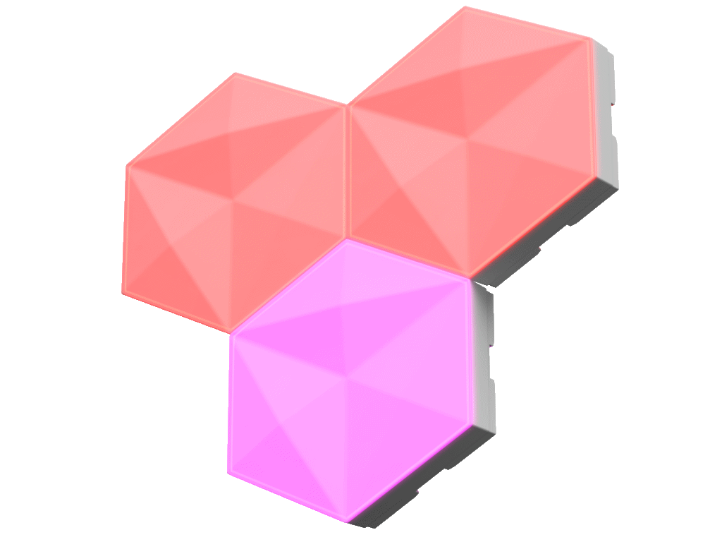 Trust Panou LED Panou LED Trust GXT903VYBZ 25422 | Hexagonal, RGB, 3 bucati