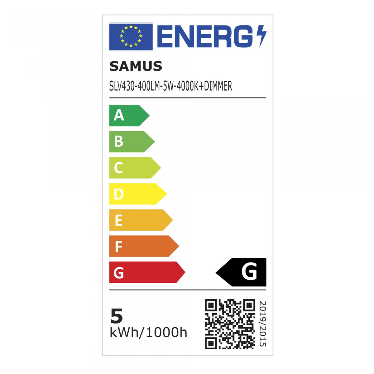 Lampa LED Samus SLV430-400LM-5W-4000K+DIMMER+CCT | Roșu, LED
