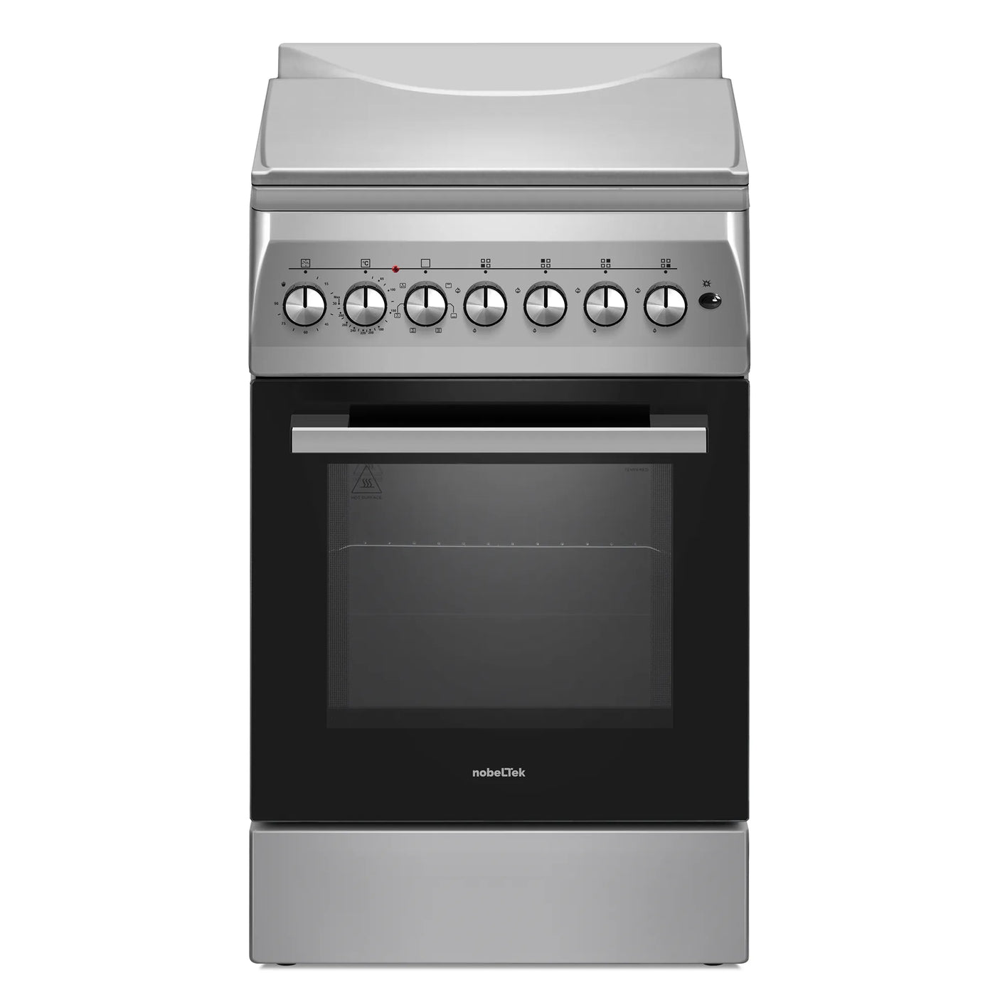 NobeLTek Cooking Aragaz Aragaz Nobeltek NLT 5604IX/FE1 | 50x60cm, Gaz + Electric, Ventilator, Inox, 50x60x85cm