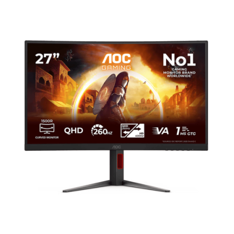 Monitor AOC CQ27G4Z2 | 27", VA, WQHD, 260Hz, Negru