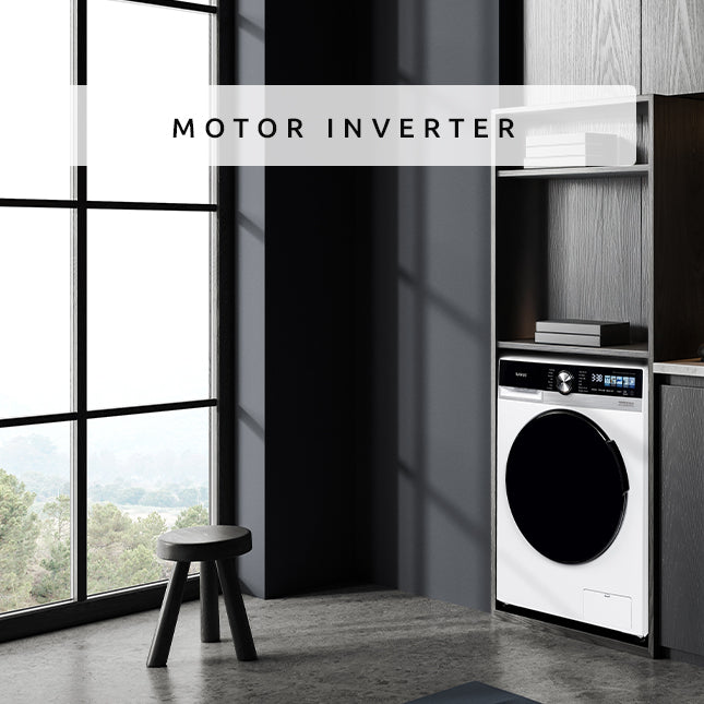 Mașină de Spălat Rufe Inverter Samus | 8kg, 1400 RPM, Clasa A, 14 programe, 59.5x54x85cm, 59.5x48x85cm