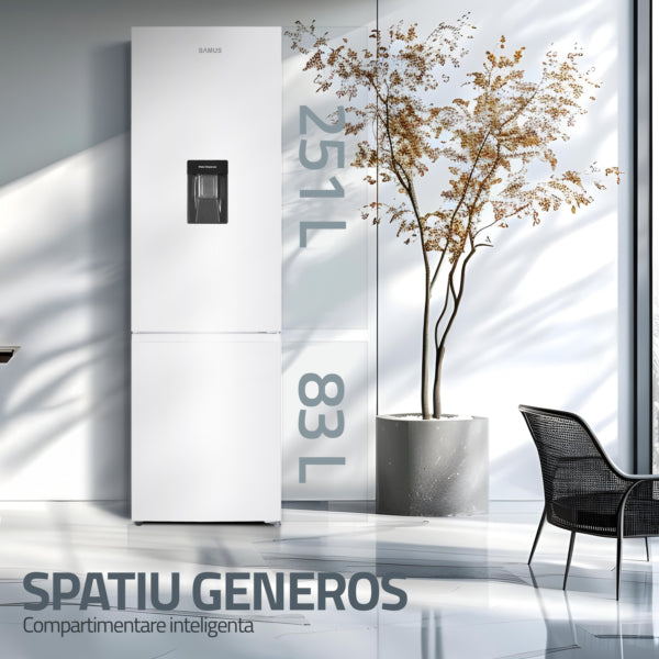 Combină Frigorifică Samus SCW506NFDE | 324L, No Frost