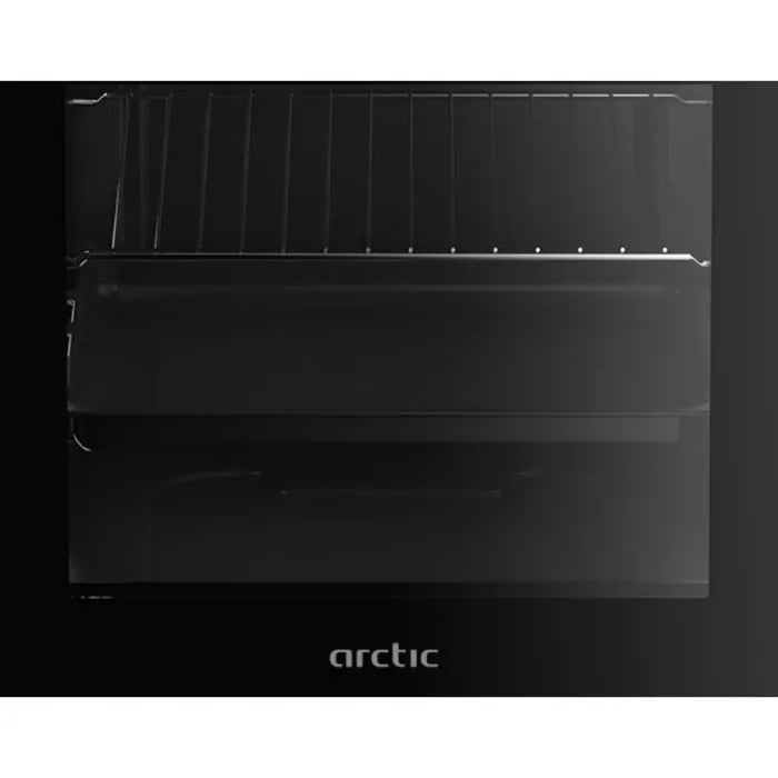 Arctic Aragaz Aragaz Arctic AGM5511DTTL, 4 arzatoare cu gaz, dispozitiv siguranta cuptor si plita, capac metalic, aprindere electrica, iluminare cuptor, grill gaz, timer mecanic, 85x50x50 (IxLxA, cm), tava emailata, gratar, alb