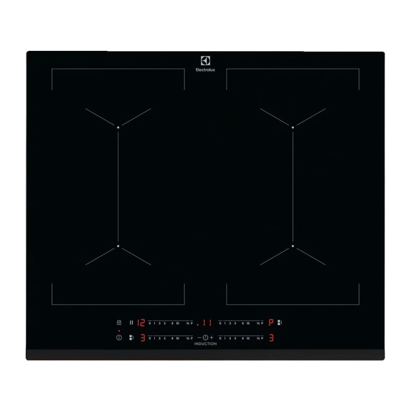 Electrolux Plita incorporabila Electrolux, Inductie, 4 zone de gatit, Touch control, 60 cm, Sticla neagra