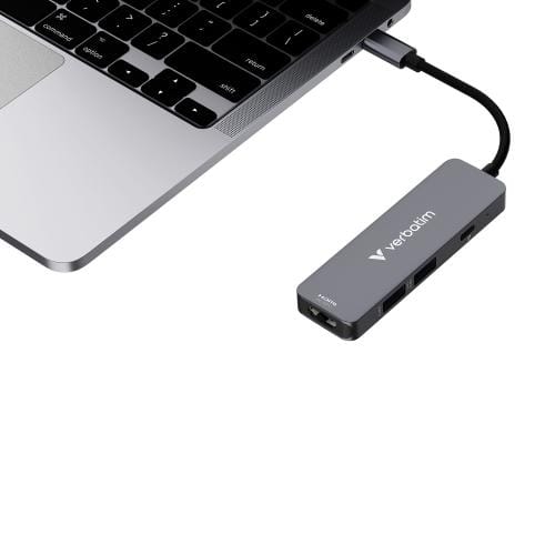 Verbatim Accesorii IT Hub USB-C Verbatim 32155 | 4 Porturi, 4K UHD, 100W PD