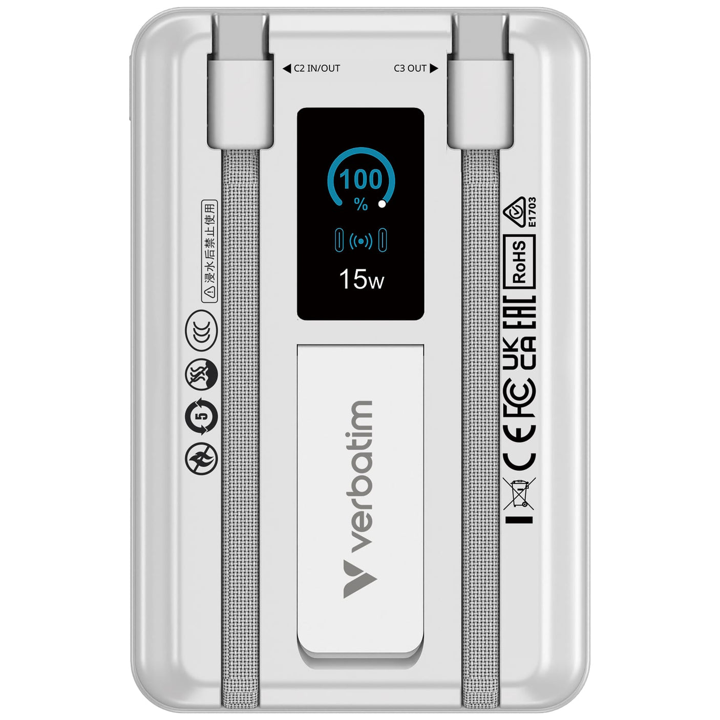 Verbatim Power bank Power Bank Verbatim 32273 | 10000mAh, Wireless