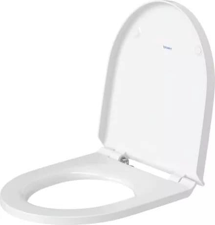 Duravit Capac WC Capac WC Duravit 0020710000 | Dreptunghiular, Alb, Balamale Inox