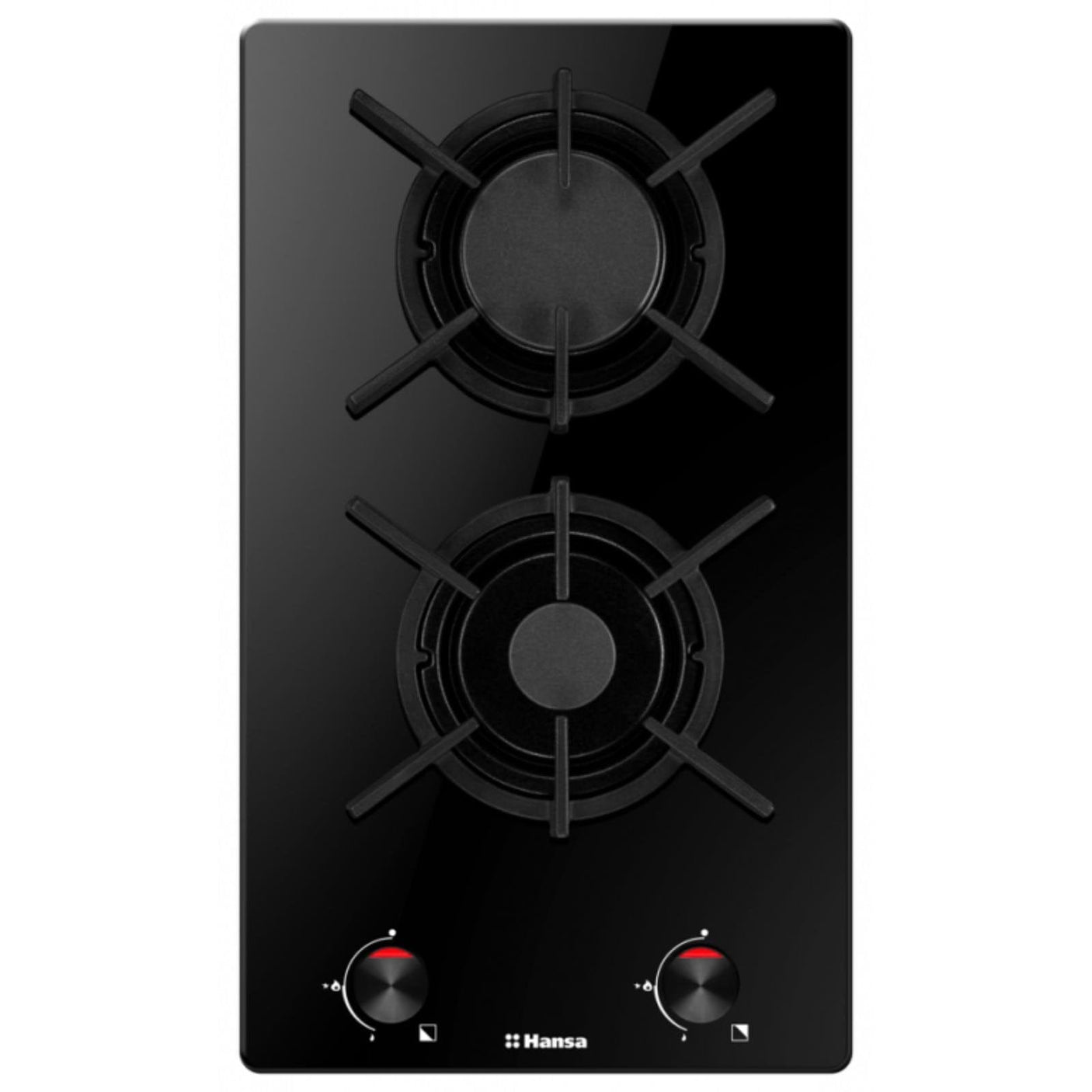Hansa Plita pe gaz Plita pe Gaz Hansa BHKS310300 | 30cm, Sticla Neagra, 2 Arzatoare