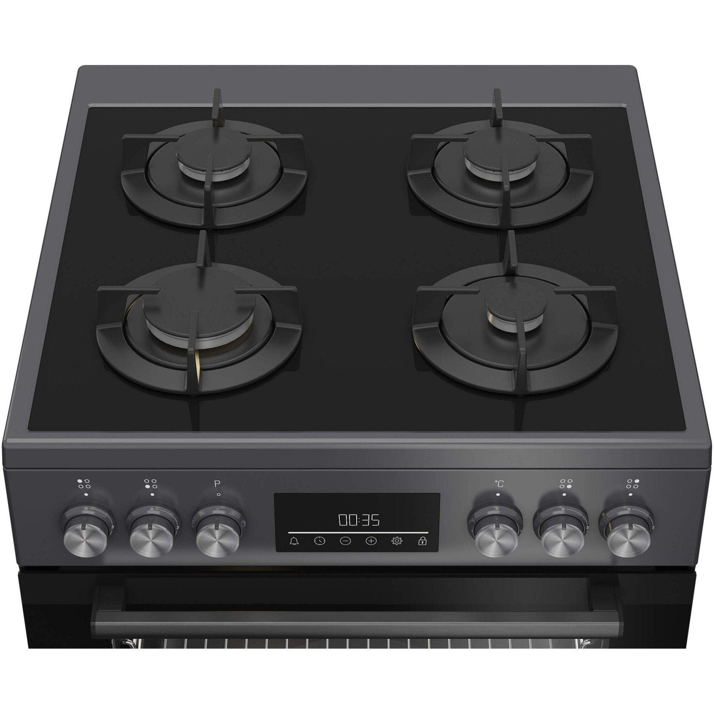 Beko Aragaz Aragaz Mixt Beko FBM62330GADSN | 4 Arzatoare, Cuptor Electric, 8 Functii, 60x60x85cm