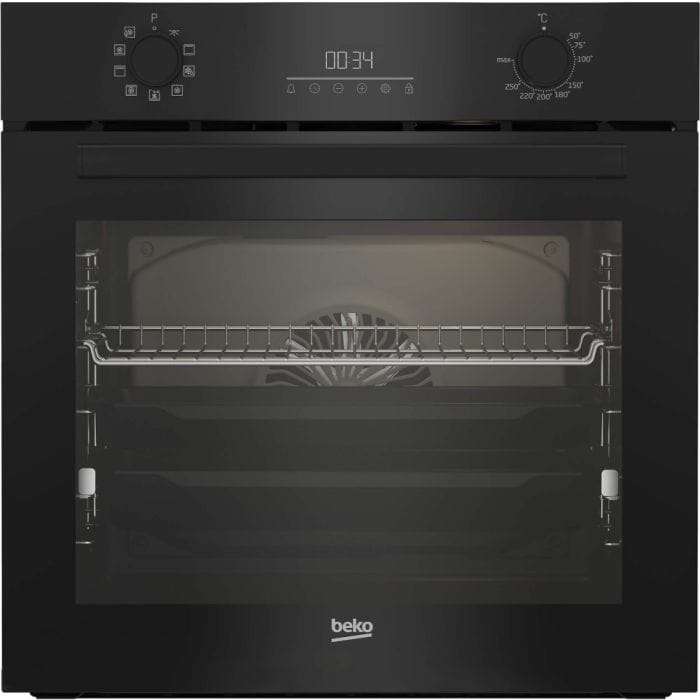 Beko Pachet built in Pachet Built In Beko BBSM17330BCS | Cuptor Electric A+, Plita Gaz, Wok, Negru