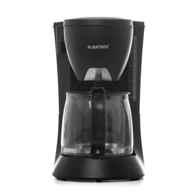 PC-Doc.ro Cafetiera Cafetiera Albatros Verona Black 2 | 680W, 1.2L, 8-10 Cesti, Negru