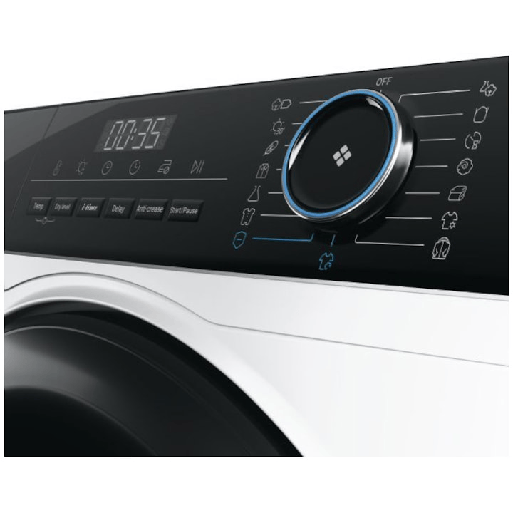 HAIER Uscator de rufe Haier, Pompa de caldura, 8 kg, 15 programe, Clasa A++, iRefresh, Program Hygienic, Alb