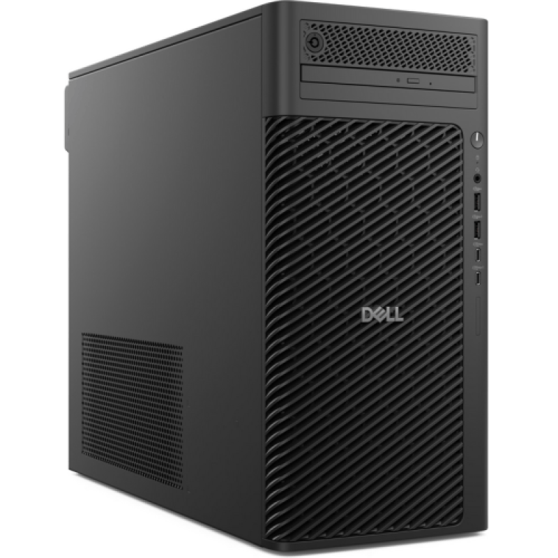 Dell Pro Max Tower T2, 500W Platinum Regulatory, ENERGY STAR Qualified, EPEAT Gold with Climate+, Intel Core Ultra 7 265 (30 MB cache, 20 cores, 20 threads, 1.8 GHz to 5.3 GHz, 65W), NVIDIA(R) RTX(TM)