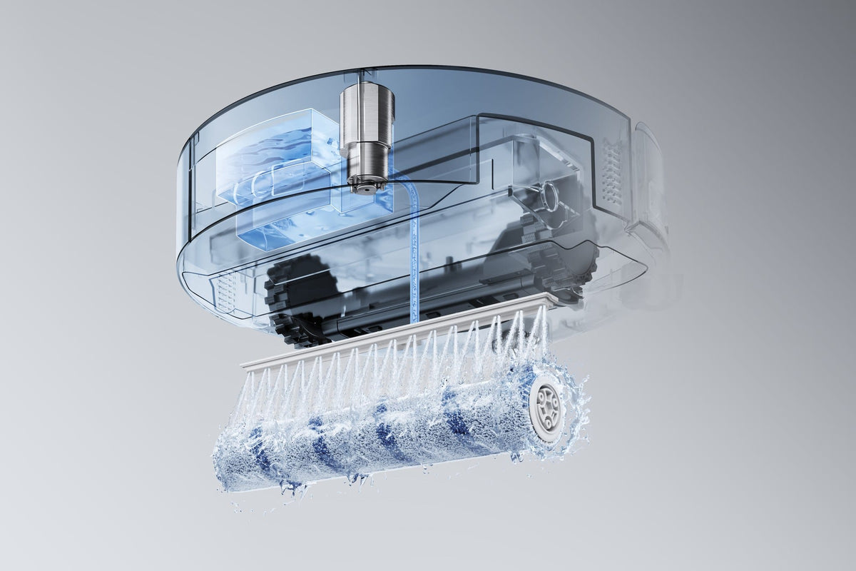 Ecovacs Aspirator robot Aspirator Robot Ecovacs DEEBOT T90 MAX PRO OMNI | 40000Pa, OZMO ROLLER 3.0, ZeroTangle 4.0, Alb