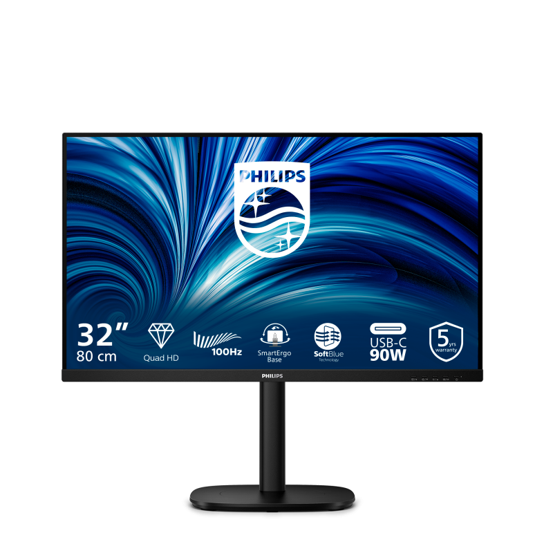 Monitor Philips 32B2U3601/00 | 31.5", IPS, 2560x1440, 100Hz